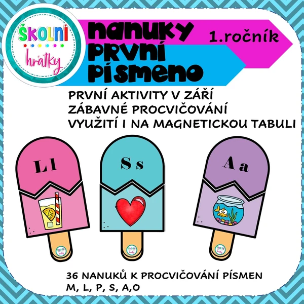 PRVNÍ PÍSMENO nanuky 1