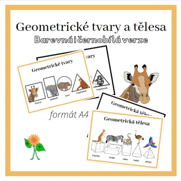 ZOO - Geometrické tvary a tělesa 1