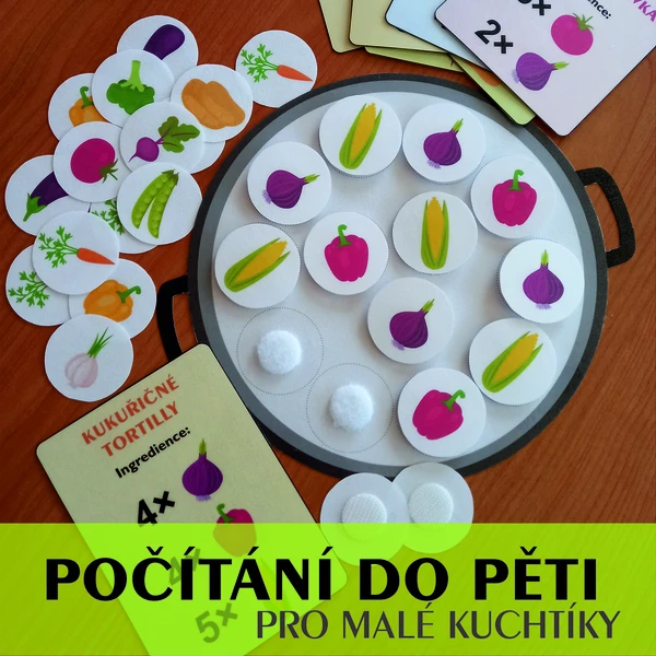 Počítání do pěti pro malé kuchtíky 1