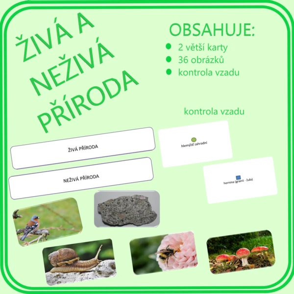 Živá a neživá příroda 1