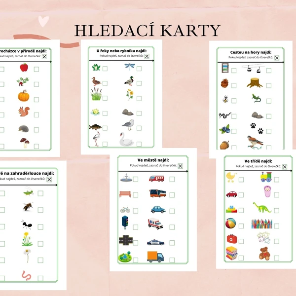 Hledací karty 1
