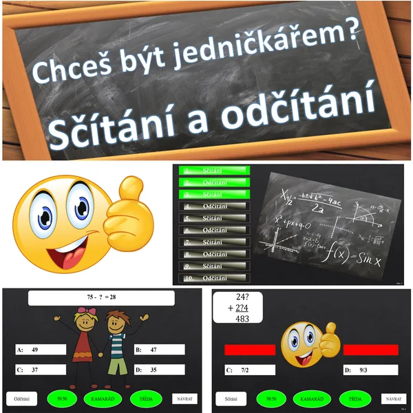 Chceš být jedničkářem? Sčítání a odčítání 1