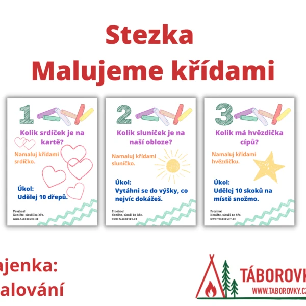Stezka - Malujeme křídami 1