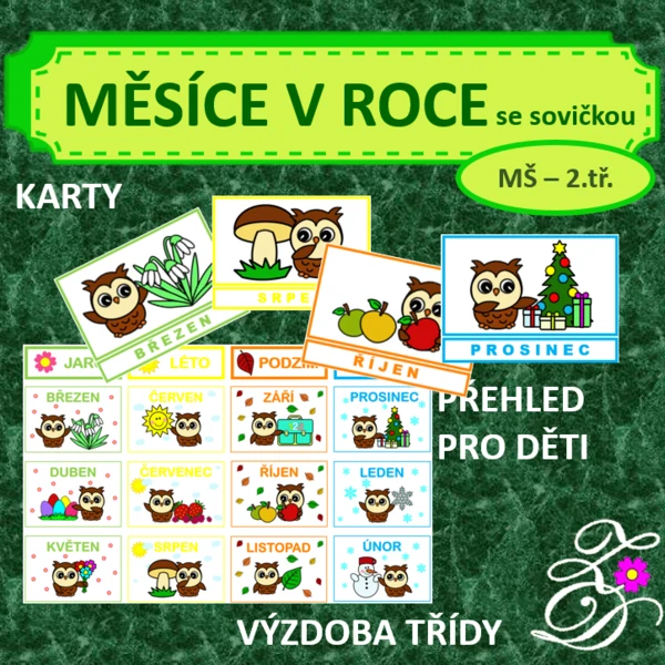 Měsíce v roce se sovičkou 1