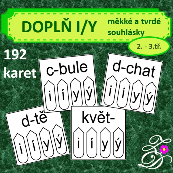 Doplň i/y (měkké a tvrdé souhlásky) 1