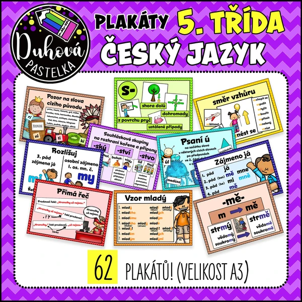 Plakáty - ČESKÝ JAZYK - 5. třída 1