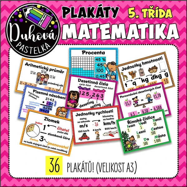 Plakáty - MATEMATIKA - 5. třída 1