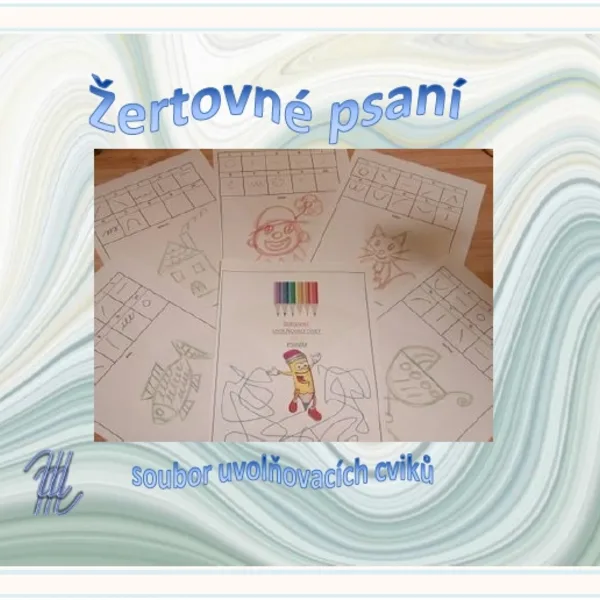 ŽERTOVNÉ PSANÍ - uvolňovací cviky před psaním 1