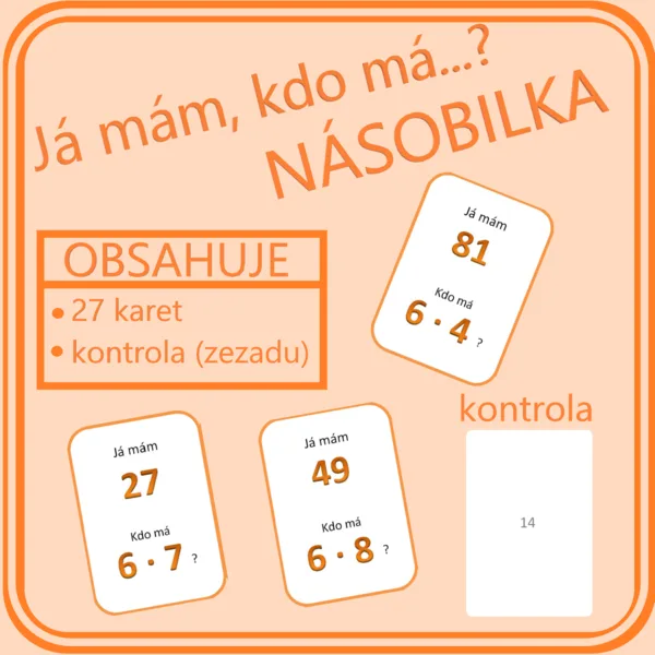Já mám, kdo má…? NÁSOBILKA 1