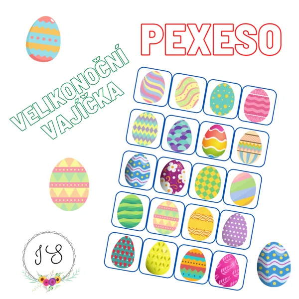Pexeso- velikonoční vajíčka 1