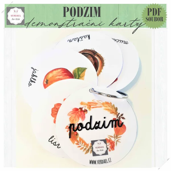 Podzim - 18 demonstračních karet 1