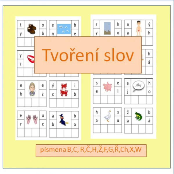 Tvoření slov II - psaní, čtení 1