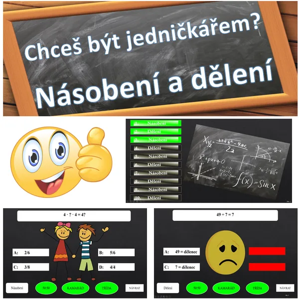 Chceš být jedničkářem? Násobení a dělení 1