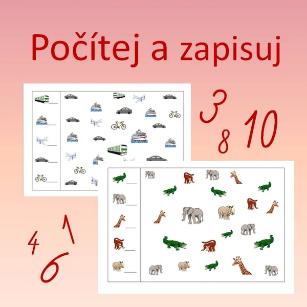 Počítej a zapisuj 1