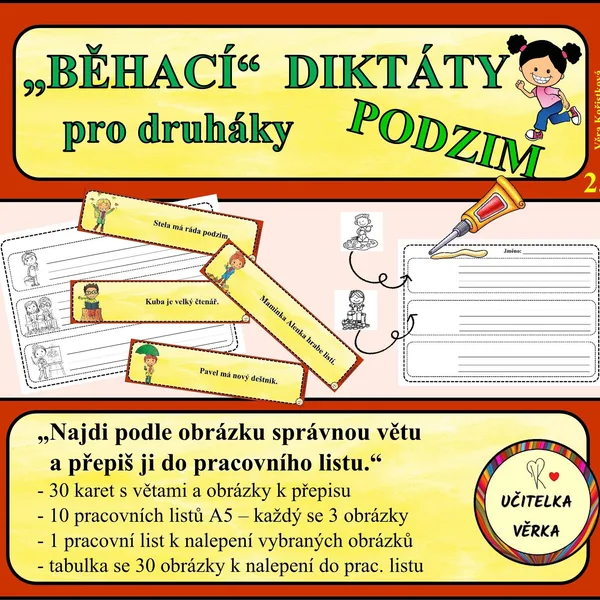 BĚHACÍ DIKTÁTY PRO DRUHÁKY - PODZIM 1