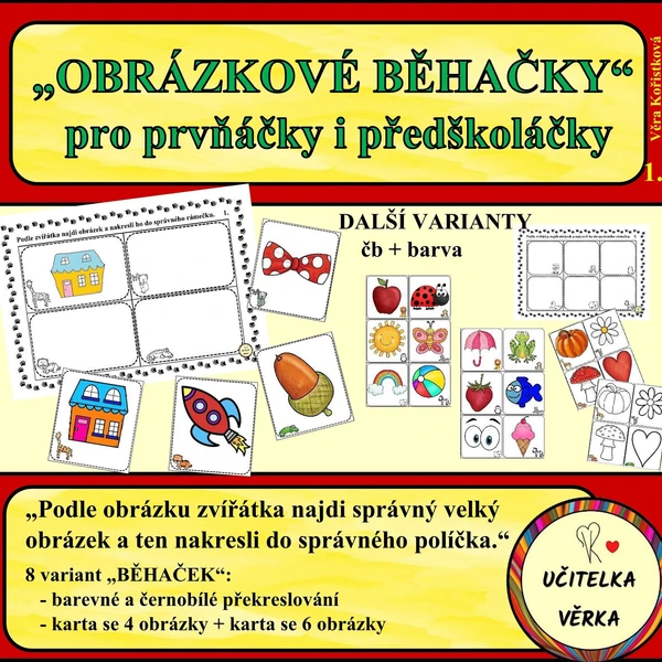 OBRÁZKOVÉ "BĚHAČKY" PRO PRVŇÁČKY 1
