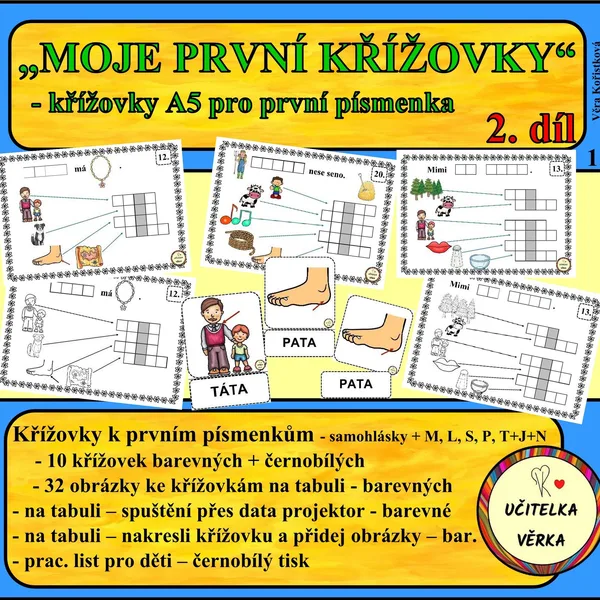 MOJE PRVNÍ KŘÍŽOVKY 2. díl 1