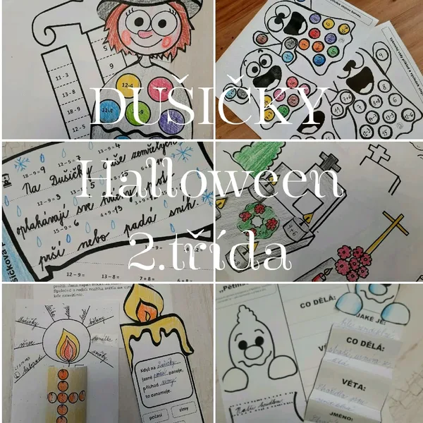DUŠIČKY, HALLOWEEN 2. TŘÍDA 1