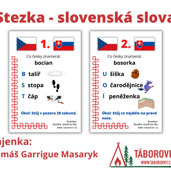 Stezka - slovenská slova 1