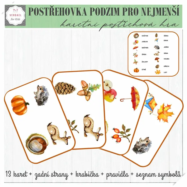 POSTŘEHOVKA pro nejmenší PODZIM 1