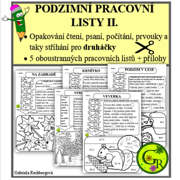 Podzimní pracovní listy 1