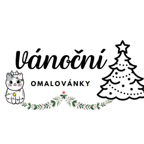 Vánoční omalovánky 1