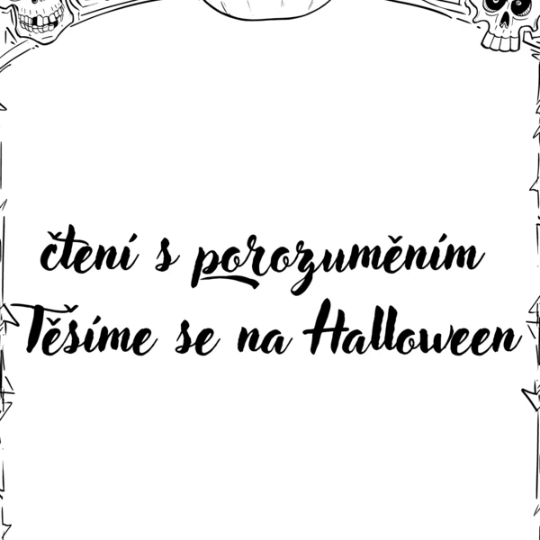 Čtení s porozuměním Těšíme se na Halloween 1