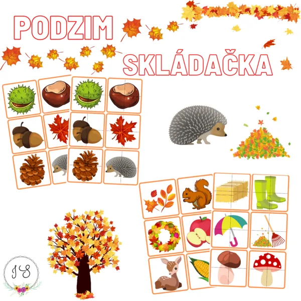 Podzim - skládačka 1