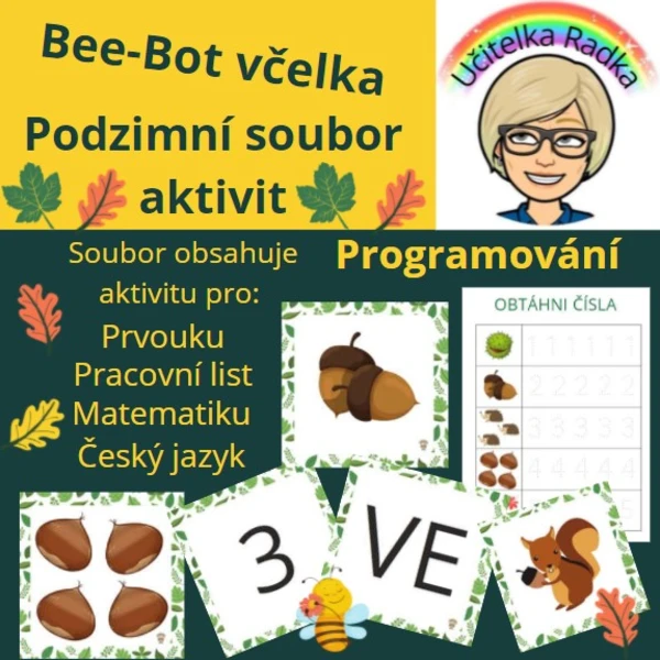 Bee-Bot podzimní soubor aktivit 1