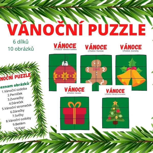 Vánoční puzzle 1