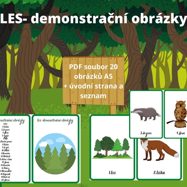 Les- demonstrační obrázky 1