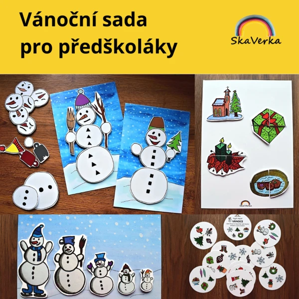 VÁNOCE - Vánoční sada pro předškoláky 1
