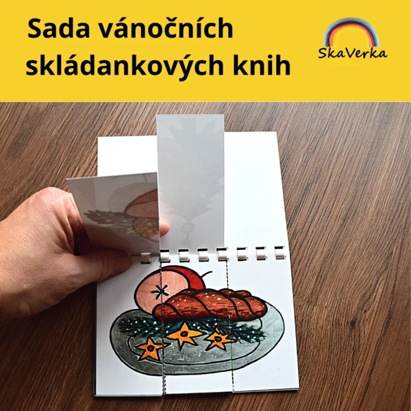 VÁNOCE - Sada vánočních skládankových knih 1