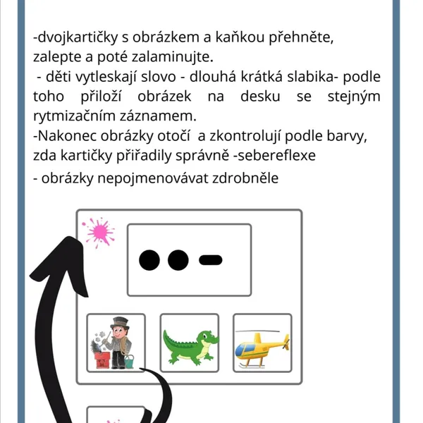 Rytmizační hrátky pro předškoláky 1
