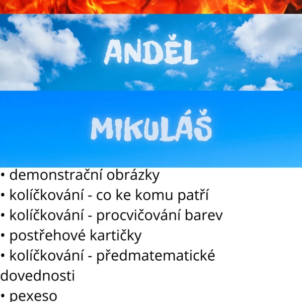 Mikuláš, anděl, čert 1