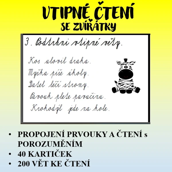 Vtipné čtení se zvířátky 1