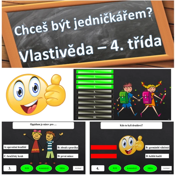 Chceš být jedničkářem? Vlastivěda - 4. třída 1