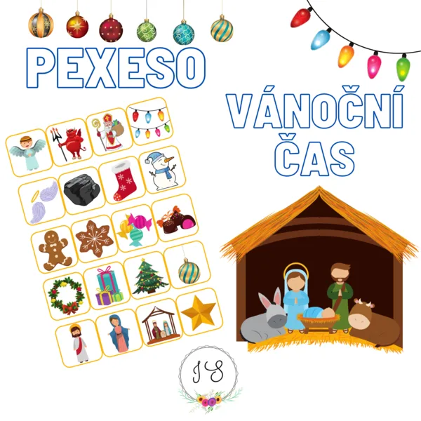 Vánoční čas - pexeso 1