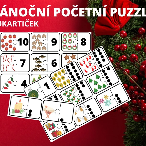 Vánoční početní puzzle 1
