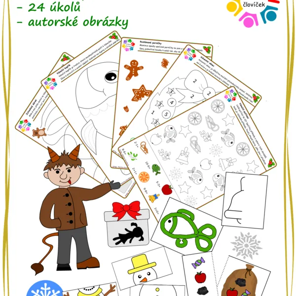 Dětský úkolový adventní kalendář MŠ 1