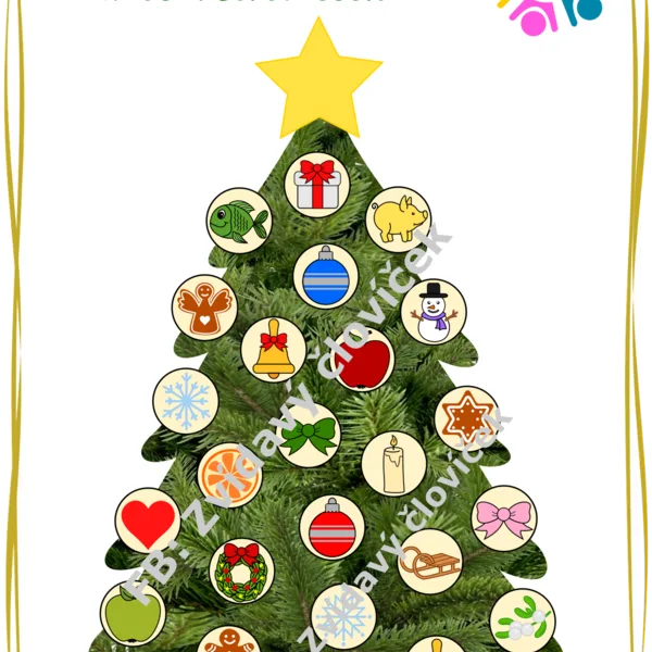 Adventní kalendář stromeček 1