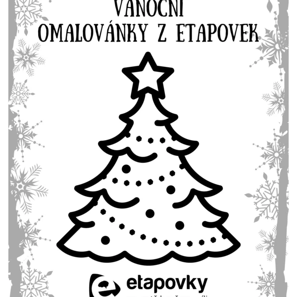 Vánoční omalovánky 1