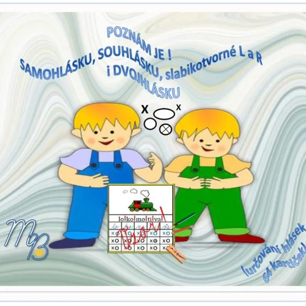POZNÁM JE ! SAMOHLÁSKU, SOUHLÁSKU, slabikotvorné L a R  i DVOJHLÁSKU 1