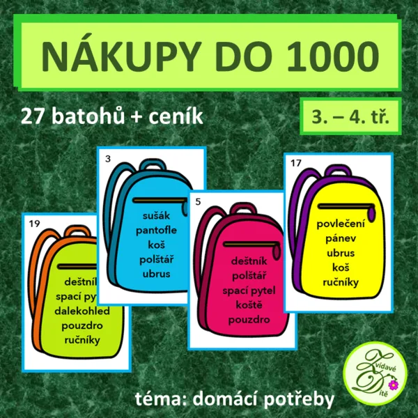 Nákupy do 1000 (domácí potřeby) 1
