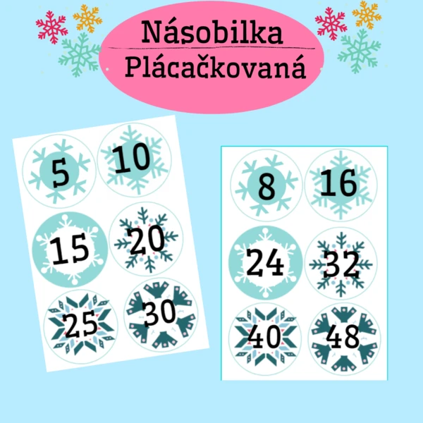Násobilka - plácačkovaná 1