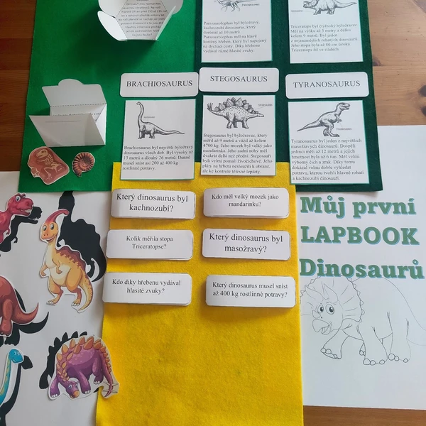 Lapbook - dinosauři 1