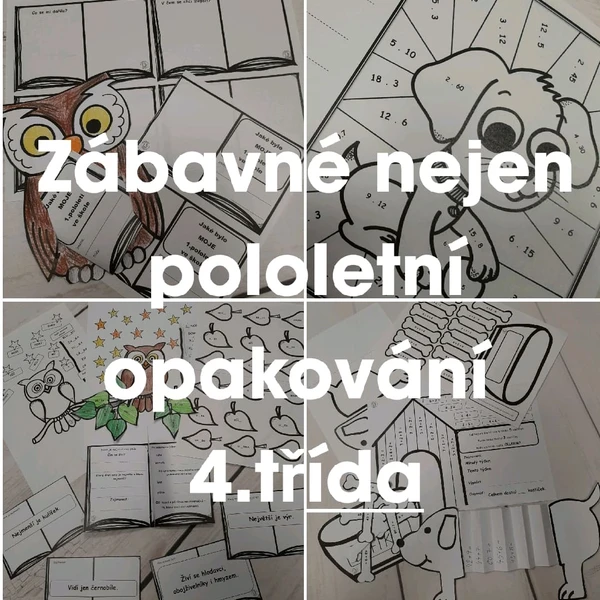 Zábavné nejen pololetní opakování a zhodnocení 4. třída 1