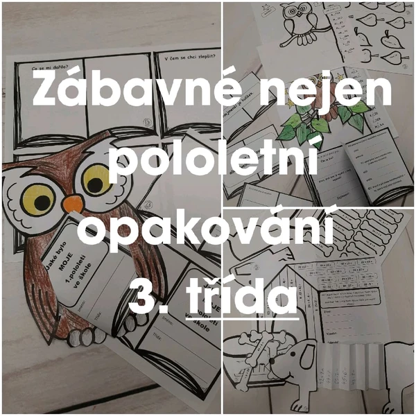 Zábavné nejen pololetní opakování a zhodnocení 3. třída 1