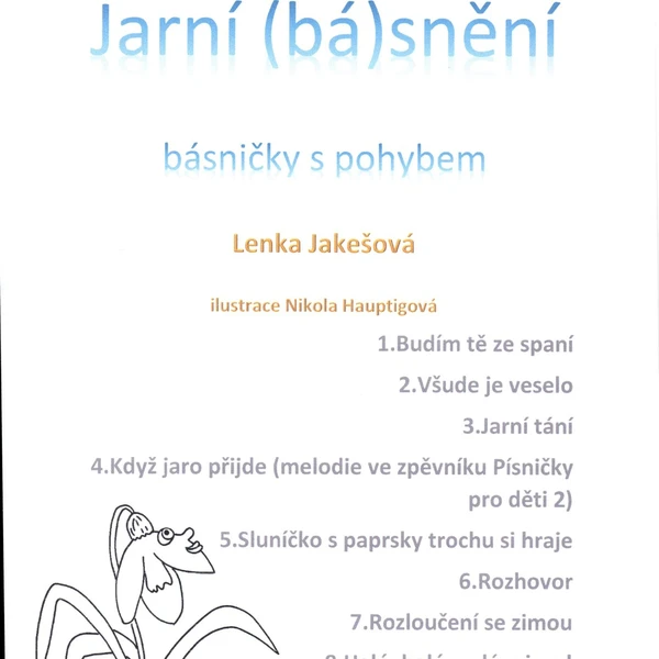 Výukový materiál Jarní (bá)snění 1