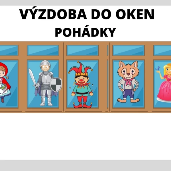 Výzdoba do oken POHÁDKY 1